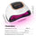 UV LED Nail Lamp, Nail Dryer For Gel Polish, 3 Timers Curing Lamp Professional Nail Light, 66Pcs Uv Beads And Automatic Sensor