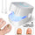 LED Light Nail Treatment ,Nail Fungus Treatment Device, Foldable Home Care For Discolored & Thickened Toenails Fingernails, Suitable For Home & Travel Use