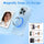 Vlog Selfie Monitor Screen Magnetic Rear Camera Phone Monitor Wireless Selfie Monitor Screen With 33FT Remote For Vlog Live Stream Compatible With IOS Android
