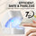 LED Light Nail Treatment ,Nail Fungus Treatment Device, Foldable Home Care For Discolored & Thickened Toenails Fingernails, Suitable For Home & Travel Use